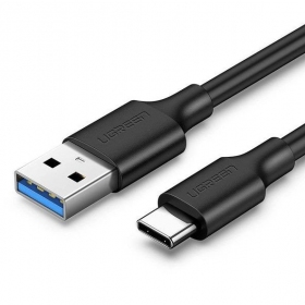 USB-C kabel Ugreen US184 USB-A naar USB-C 1 m USB 3.2 Gen1 3 A zwart