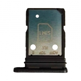 SIM-kaarthouder Samsung A366 A36 5G Awesome Black origineel (service pack)