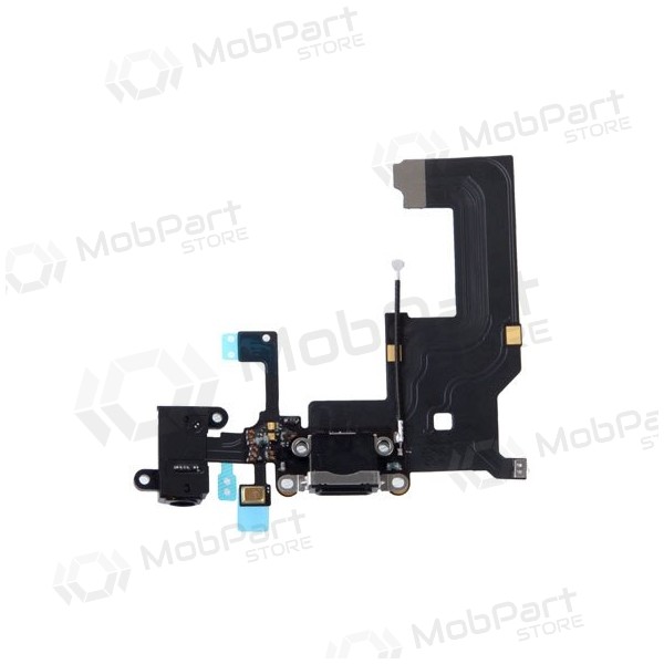 Apple iPhone 5 oplaadconnector en microfoon (zwart)