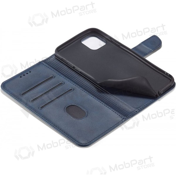 Apple iPhone 16e hoesje -Wallet Case- (blauw)