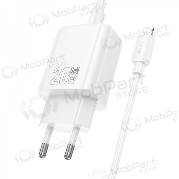 Lader Hoco N60 20W GaN USB-C + USB-C to Lightning cable 1.0m wit