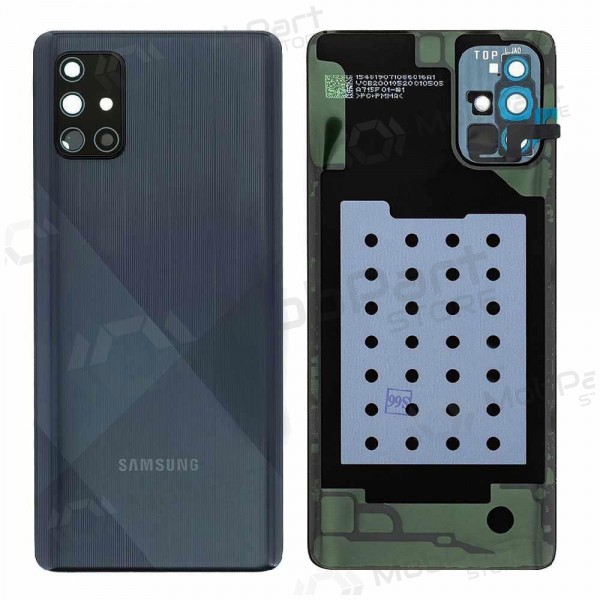 Samsung A715 Galaxy A71 2020 achterkant zwart (Prism Crush Black) (gebruikt grade C, origineel)