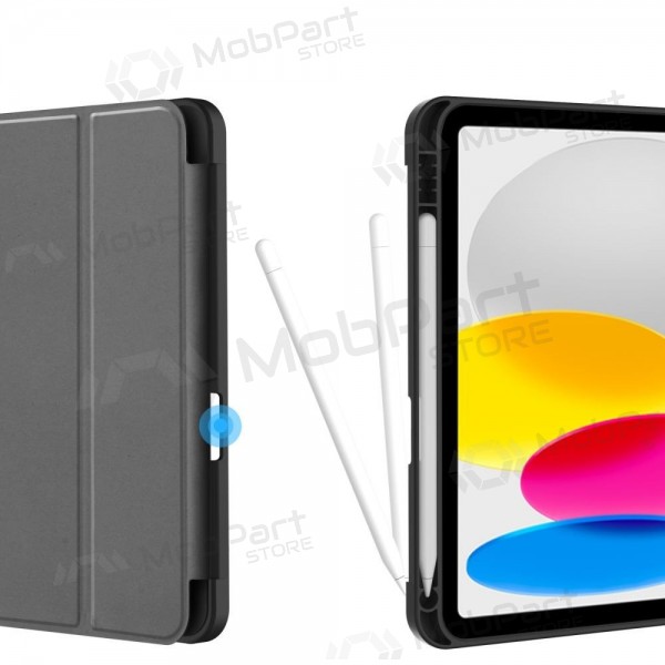 Apple iPad 10.9 2022, iPad 11 2025 hoesje - Tech-Protect SmartCase Pen Holder (zwart)