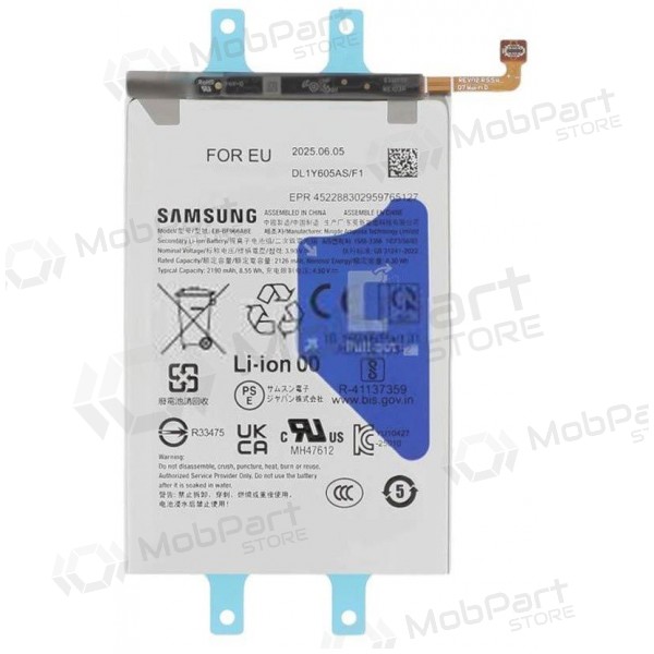 Samsung Galaxy Z Fold7 batterij, accu EB-BF966ABE (origineel)