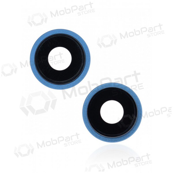 Apple iPhone 13 mini camera glas (2stuks) (blauw) (met een frame)
