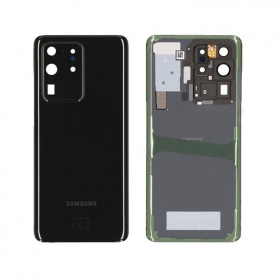 Samsung G988 Galaxy S20 Ultra achterkant zwart (Cosmic Black) (gebruikt grade B, origineel)