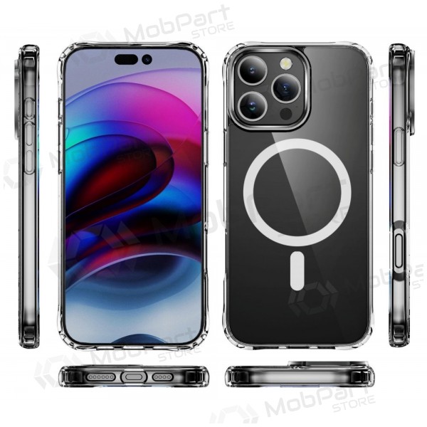 Apple iPhone 16 Pro hoesje - Perfectionists Clear Mag Case (transparant)