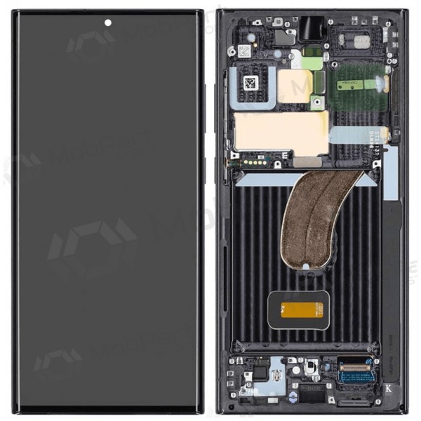 Samsung Galaxy S23 Ultra scherm (zwart) (met een frame) (OLED)