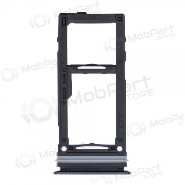 Samsung Galaxy A52 4G / A52 5G / A52S 5G / A72 4G / A72 5G SIM-kaarthouder (zwart) (service pack) (origineel)