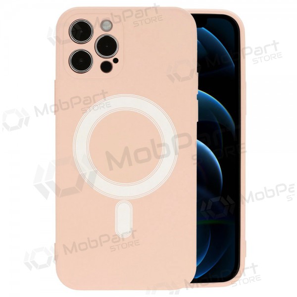 Apple iPhone 12 Pro Max hoesje - MagSilicone (zandkleurig)