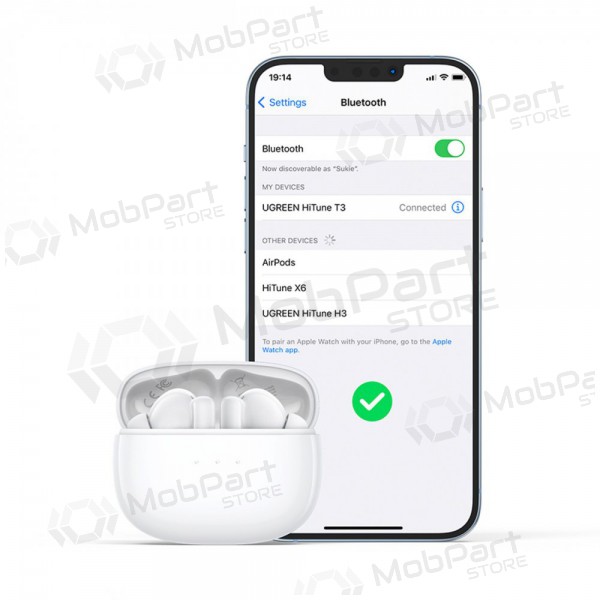 Draadlozes ausinės Ugreen WS106 HiTune T3 Active Noise-Cancelling Earbuds
