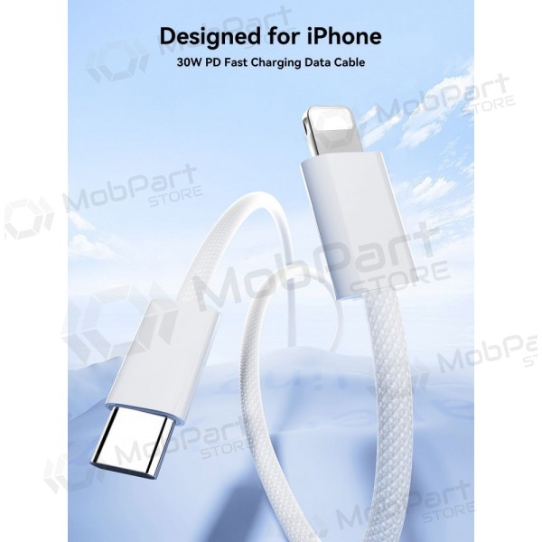 USB kabel Joyroom S-A45 USB-C to Lightning 30W 1.2m wit