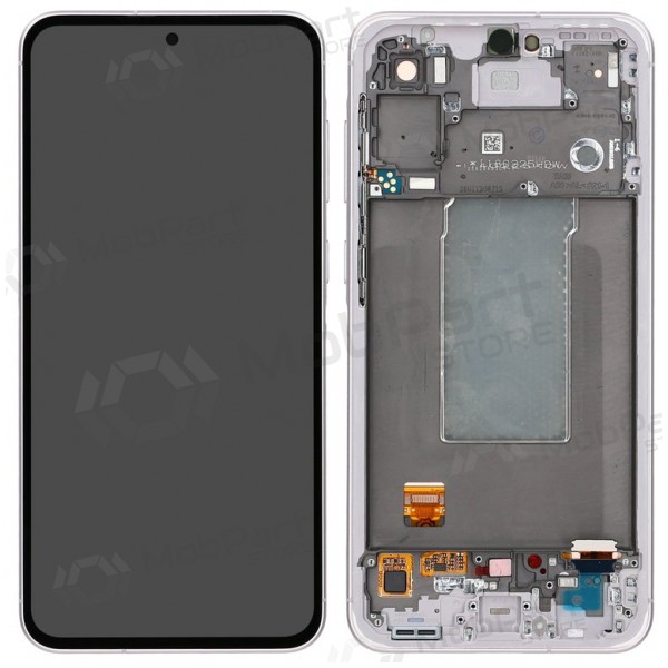 Samsung Galaxy A56 scherm (roze) (met een frame) (refurbished)