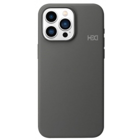 Hoesje HDD Silicone MagSafe Case Apple iPhone 15 tamsiai grijs