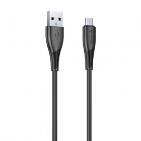 Micro USB-kabel Awei CL-182M USB-A naar Micro USB 1 m zwart