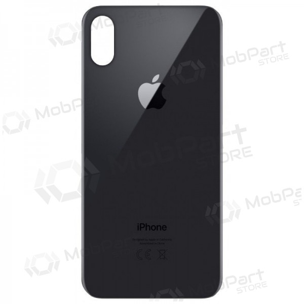 Apple iPhone X achterkant grijs (space grey) (bigger hole for camera)