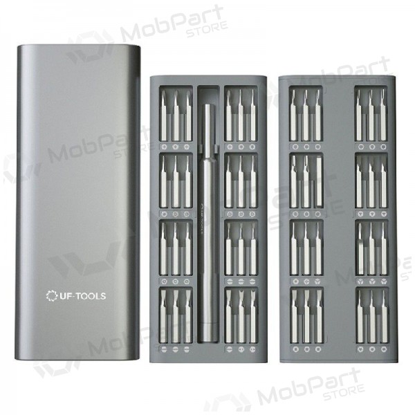 Atsuktuvų rinkinys UF-TOOLS su 48stuks antgalių rinkiniu