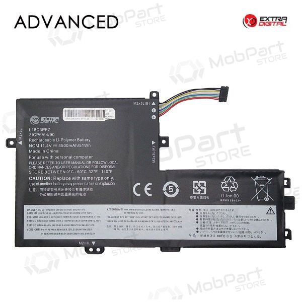 Lenovo L18C3PF7, 4500mAh laptop batterij, Advanced