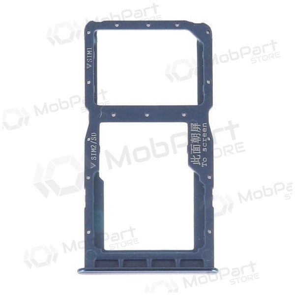 Huawei P30 Lite SIM-kaarthouder blauw (Peacock Blue)