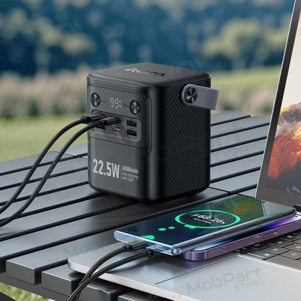 Externe batterij Power Bank Hoco J152 22.5W+PD20W 80000mAh zwart