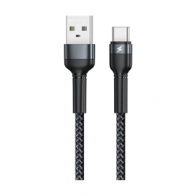 USB kabel Remax RC-124a USB-A to USB-C 1.0m zwart