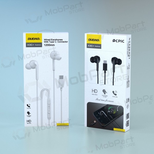USB-C koptelefoon Dudao X3C+ wit