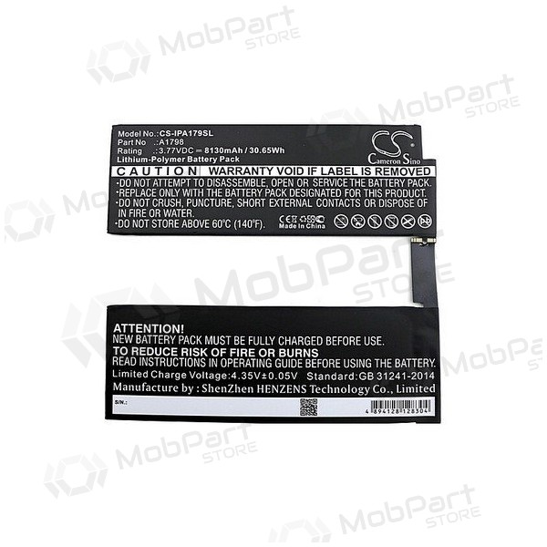 Apple iPad A1701 Pro 10.5 / iPad A1798 Pro 10.5 batterij, akumuliatorius (8134mAh)