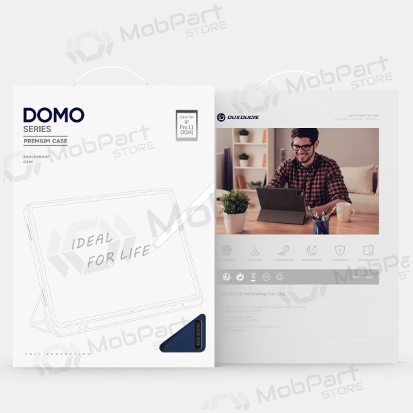 Apple iPad Pro 11 2024, 2025 hoesje - Dux Ducis Domo (zwart)