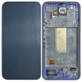 Samsung Galaxy A34 5G scherm (paars) (met frame) (origineel)