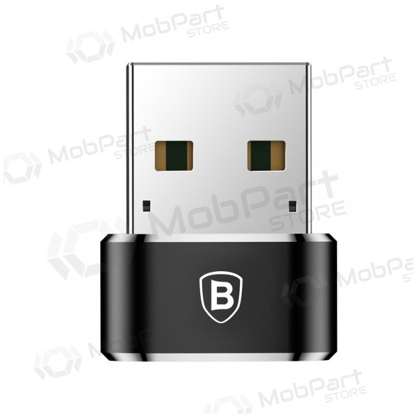 Adapter Baseus Type-C to USB-A zwart CAAOTG-01