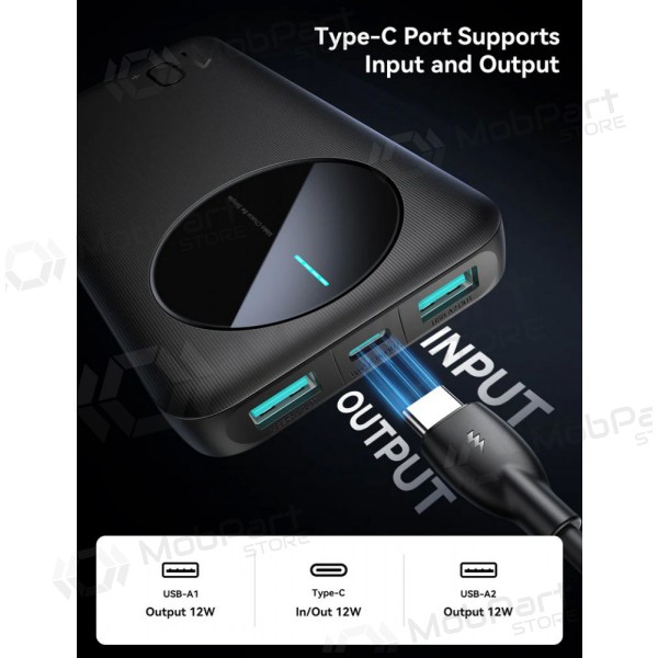 Externe batterij Power Bank Joyroom JR-PBF12 10000mAh zwart