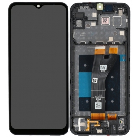 Ekranas Samsung A146 A14 5G 2023 su lietimui jautriu stikliuku en rėmeliu Black origineel