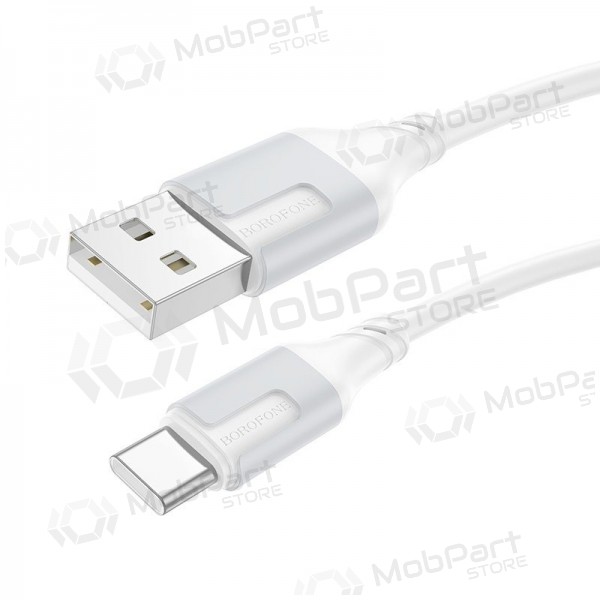 USB-C kabel Borofone BX101 USB-A naar USB-C 1 m wit