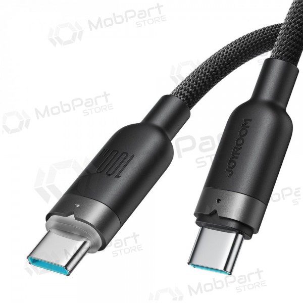 USB-C kabel Joyroom S-A63 USB-C naar USB-C 1.2 m 100 W zwart