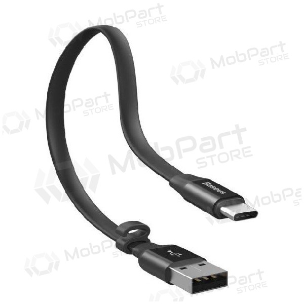 USB kabel Baseus type-C 0.23m (2A) (zwart)