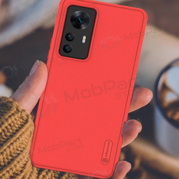 Xiaomi Redmi Note 12 5G / Poco X5 hoesje „Nillkin Frosted Shield“ (rood)