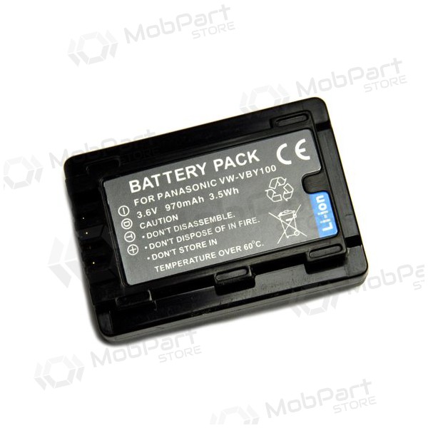 Panasonic VW-VBY100 akumuliatorius foto batterij / accu