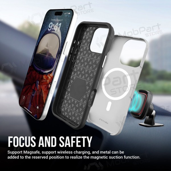 Apple iPhone 12 Pro Max hoesje „Perfectionists“ (zilverachtig)