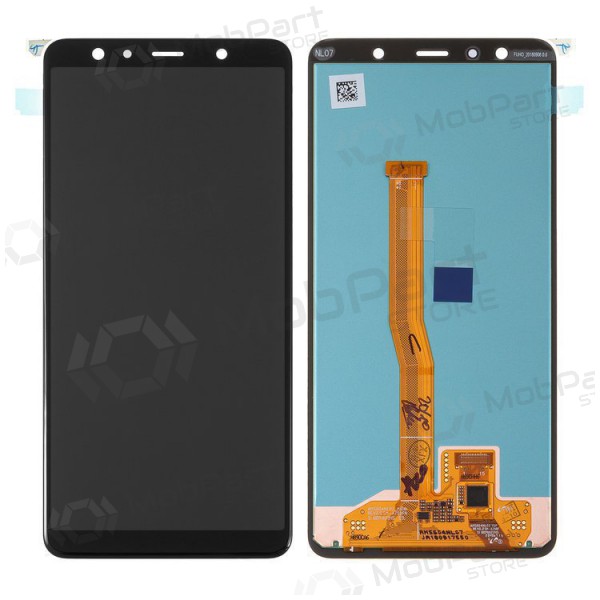 Samsung A750 Galaxy A7 (2018) scherm (zwart) (service pack) (origineel)