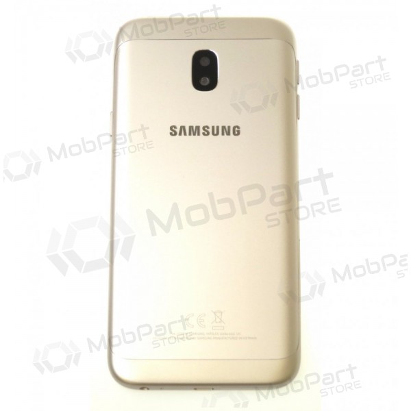 Samsung J330 Galaxy J3 2017 achterkant (gouden) (gebruikt grade C, origineel)