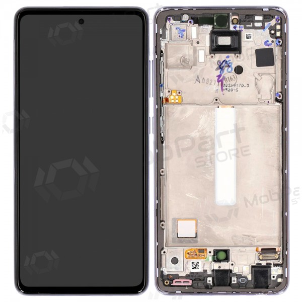 Samsung Galaxy A52S scherm (Purper) (met een frame) (origineel)