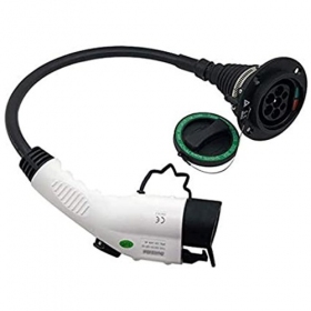 Elektromobilio adapter Duosida, Type 1 (Female) - Type 2 (Male)