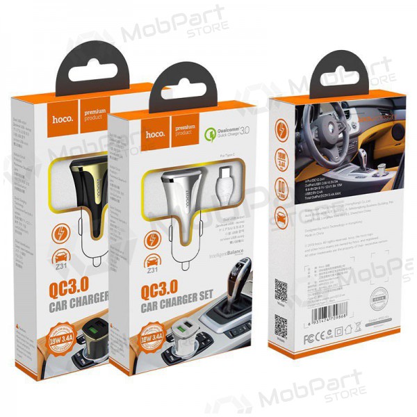 Autolader HOCO Z31 USB + 