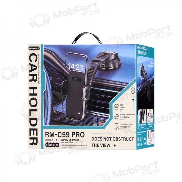 Autotelefoonhouder Remax RM-C59 PRO (dashboard) zwart