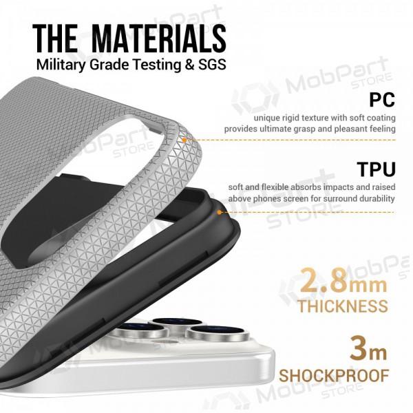 Apple iPhone 14 Pro hoesje „Perfectionists“ (zilverachtig)