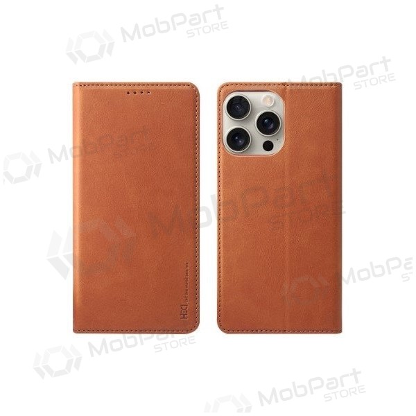 Hoesje HDD Magnetic Wallet Case Samsung A566 A56 5G bruin