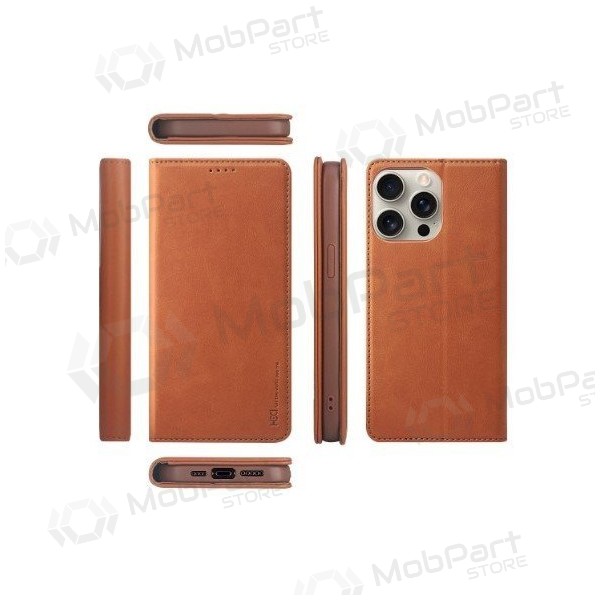 Hoesje HDD Magnetic Wallet Case Samsung G780 S20 FE bruin
