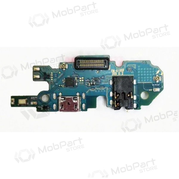 Samsung A105 Galaxy A10 2019 oplaadconnector en microfoon (Dual SIM) (SUB 0.1) (service pack) (origineel)
