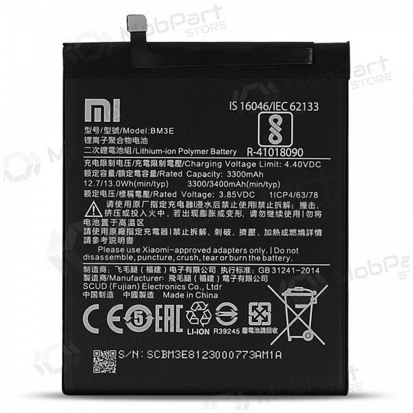Xiaomi Mi 8 batterij, akumuliatorius (BM3E) (origineel)
