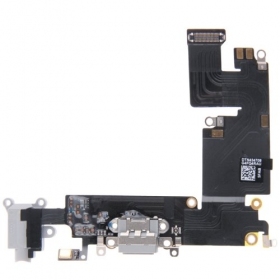 Apple iPhone 6 Plus oplaadconnector en microfoon (šviesiai grijs) (gebruikt, origineel)